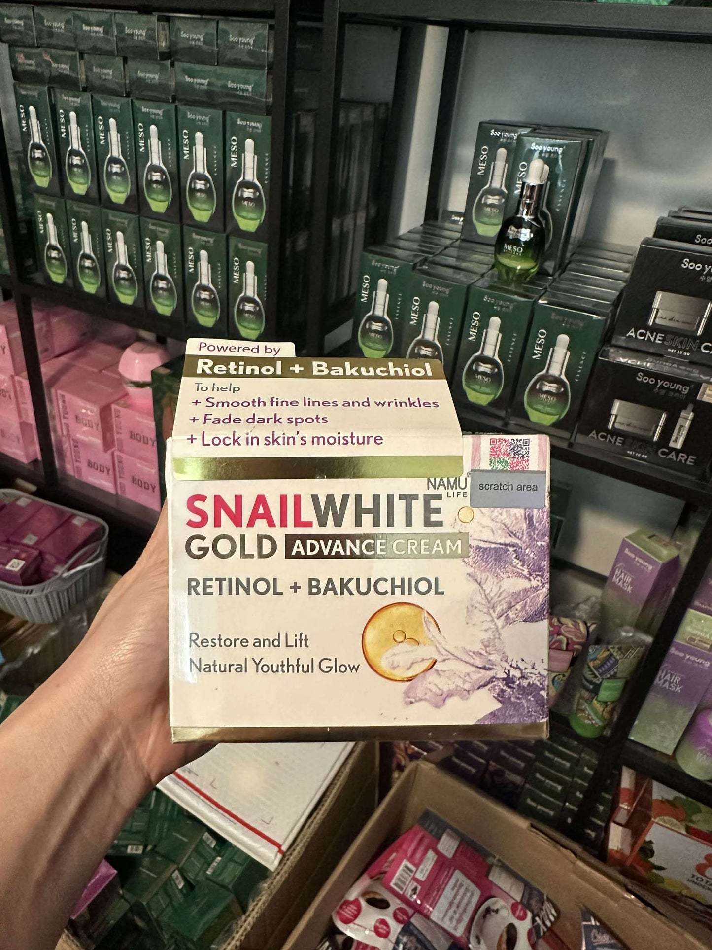 Namu Life Snailwhite Gold Advance Cream