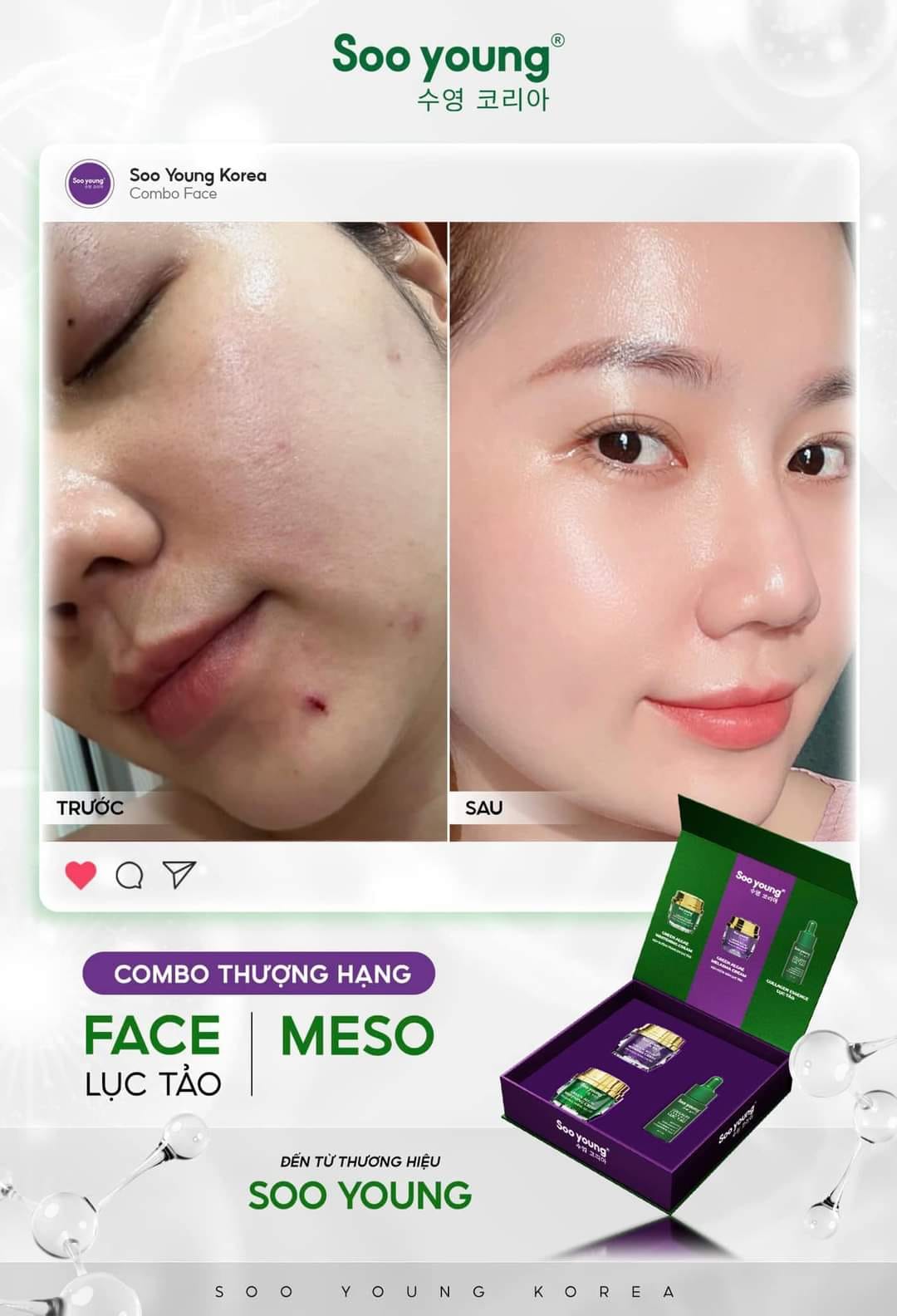 Premium Green Algae face cream Combo Set 1