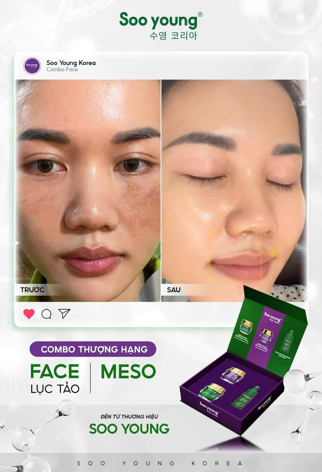 Premium Green Algae face cream Combo Set 1