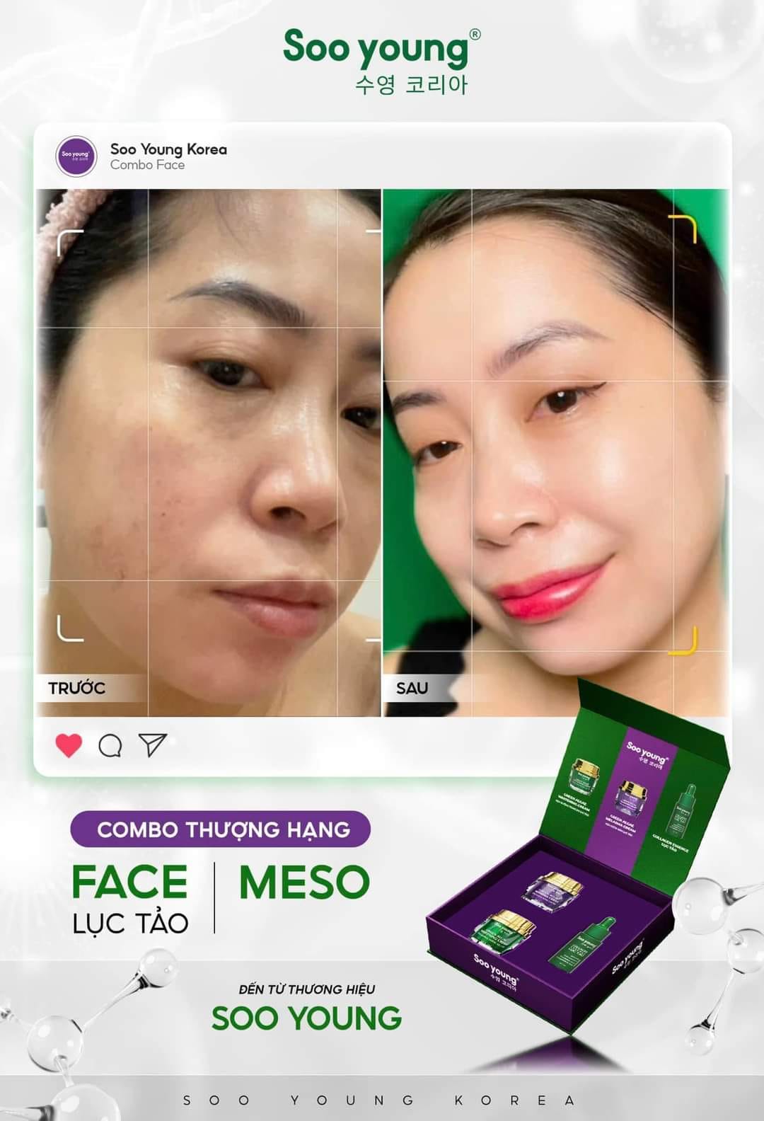 Premium Green Algae face cream Combo Set 1