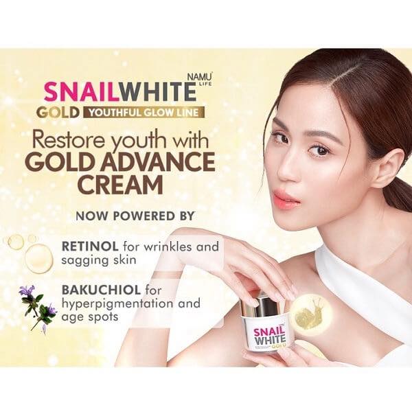 Namu Life Snailwhite Gold Advance Cream