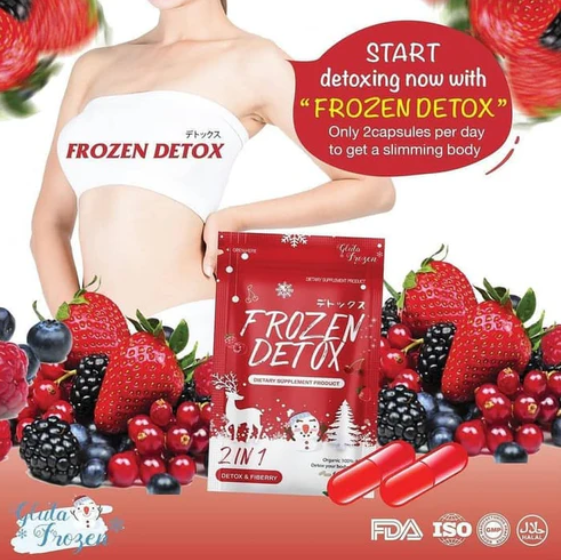 Frozen Detox Dietary Supplement – 2-in-1 Detox & Fiber