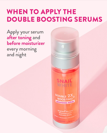 SNAILWHITE Double Boosting Whitening Serum
