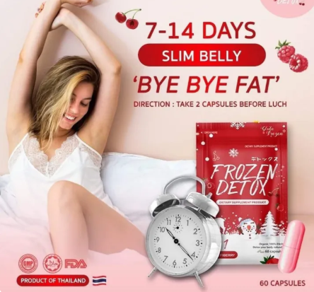 Frozen Detox Dietary Supplement – 2-in-1 Detox & Fiber