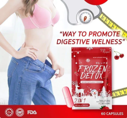 Frozen Detox Dietary Supplement – 2-in-1 Detox & Fiber