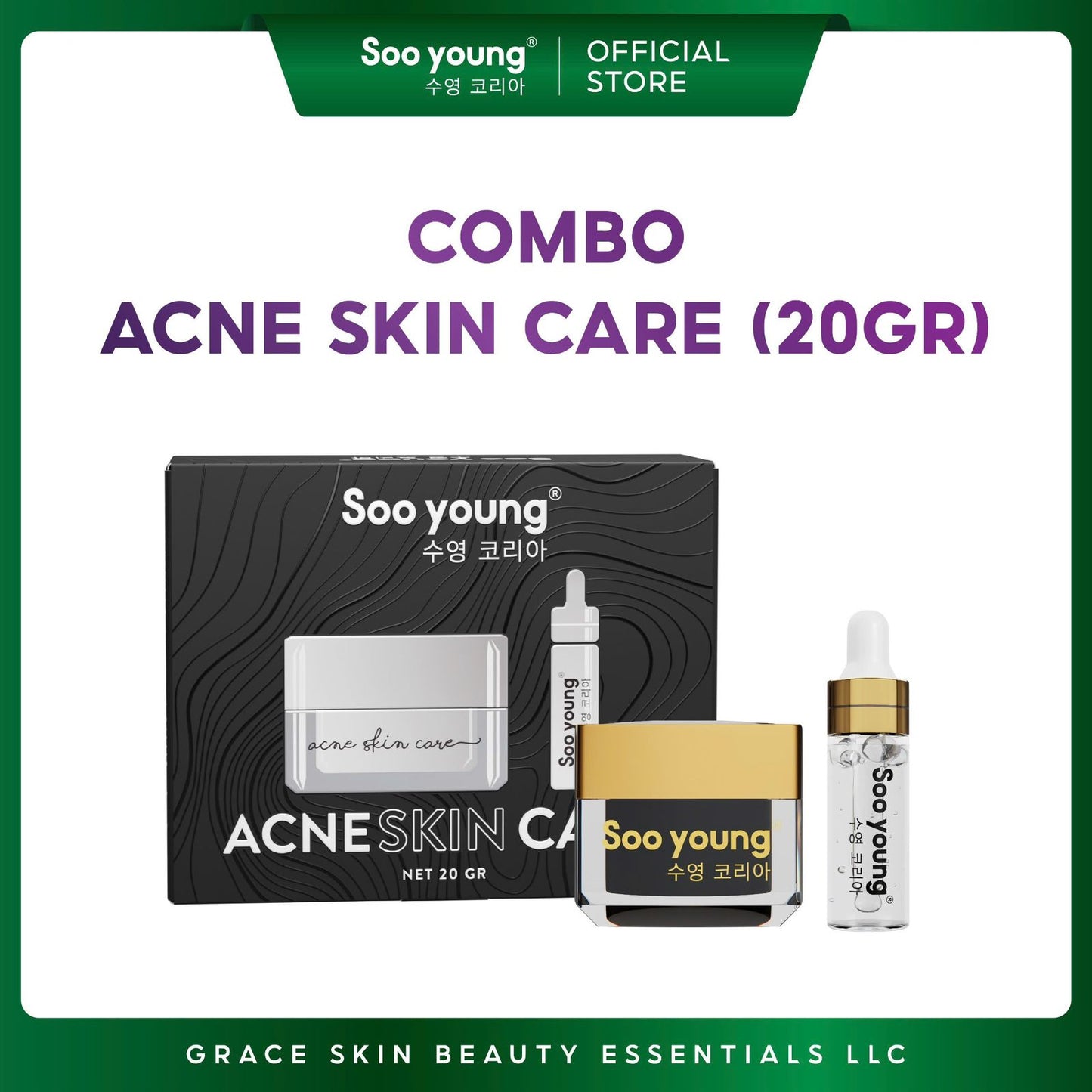 Acne Skin Care Soo Young Anti-Acne Combo Set 4