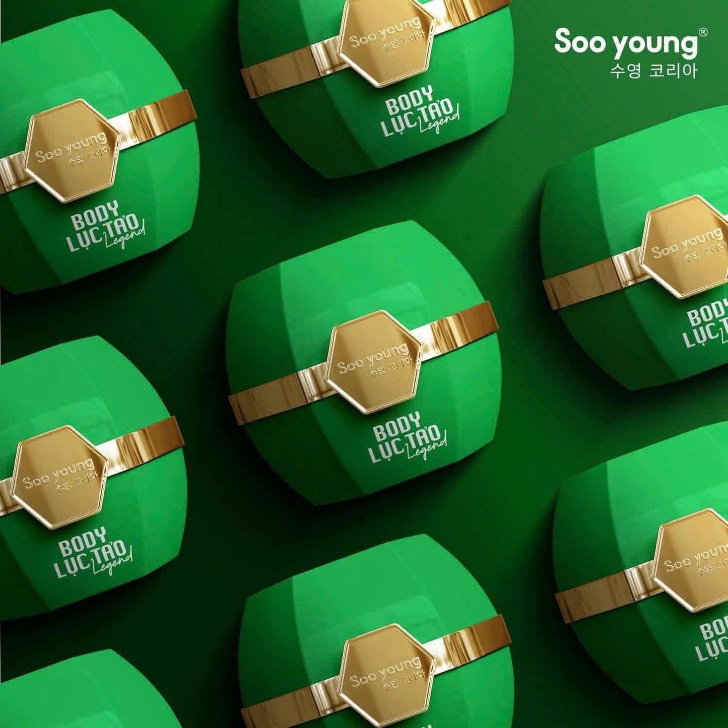 Soo Young Green Algae Whitening Body Cream