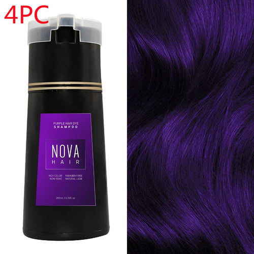Hair Dyeing Hair Care Shampoo 3-in-1 Natural Fast White Hair Dyed