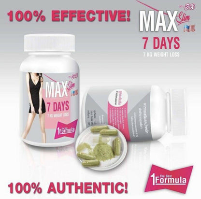 MAX SLIM 7 Days Slimming Capsule-30 CAPSULES