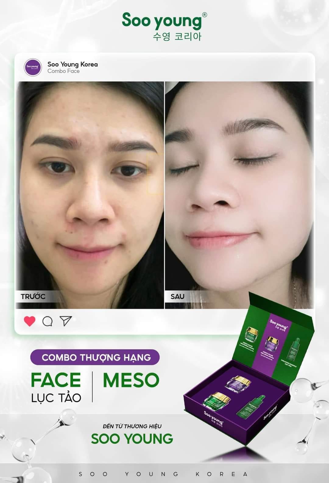 Premium Green Algae face cream Combo Set 1