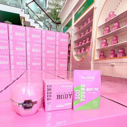 Soo Young Pink Algae Body Cream Combo Set 2