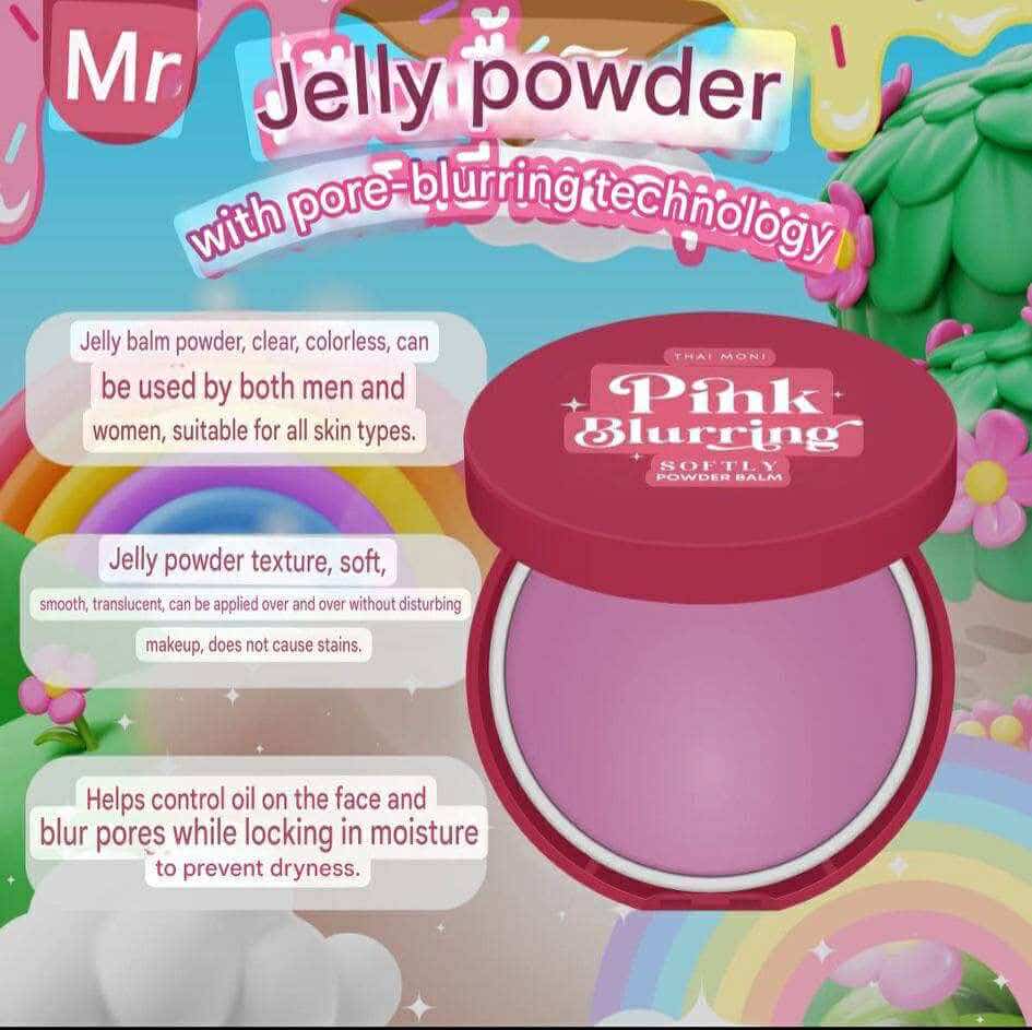 That Mon Pink Blurring Softly Powder Balm – Oil Control Gel Powder for Smooth Matte Finish