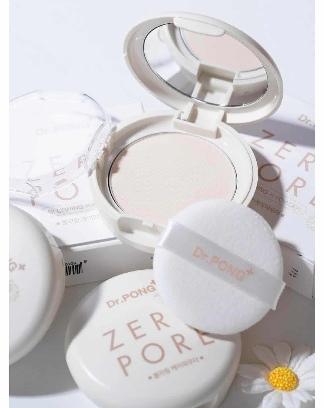 Dr.PONG ZERO PORE Blurring K-Powder 9g | Oil Control & Flawless Finish | Made in Korea