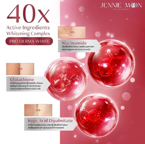 JENNIE MOON 40X Pro Derma Plus Body Booster - Active Whitening Body Lotion