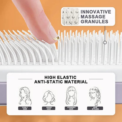 4 In 1 Self Cleaning Hair Brush New Self-Cleaning Anti-Static Massage