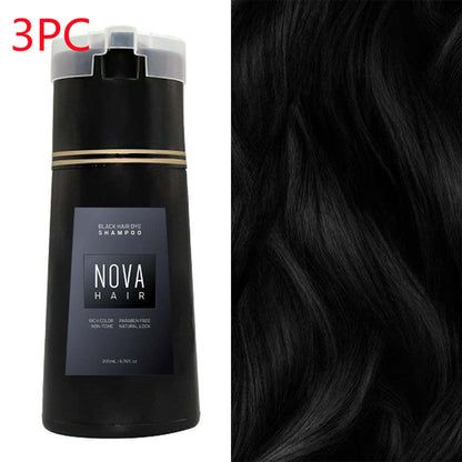 Hair Dyeing Hair Care Shampoo 3-in-1 Natural Fast White Hair Dyed