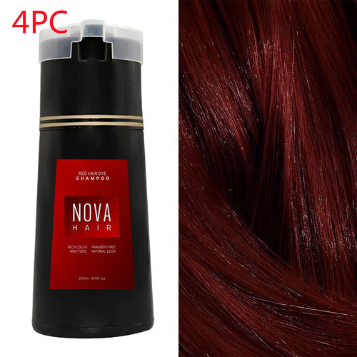 Hair Dyeing Hair Care Shampoo 3-in-1 Natural Fast White Hair Dyed